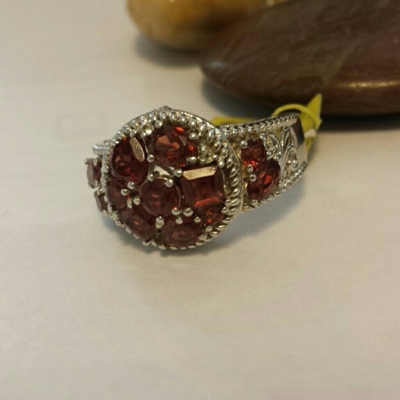 Mozambique Garnet white topaz*FINAL* - Picture 2 of 3